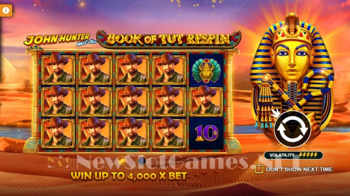 Trik Mendapatkan Jackpot di Slot John Hunter and the Book of Tut Respin